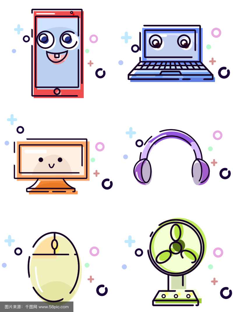 萌趣科技，點亮生活 MBE風格電子產品套圖全解析